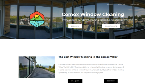 Comox Window Cleaning Homepage
