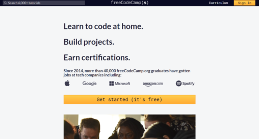 freeCodeCamp.org Website